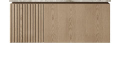 36" MURI Heidelberg Woodgrain Plywood Cabinet with Door and One Drawer, NO Basin and Top, NO Faucet and Sink Cover