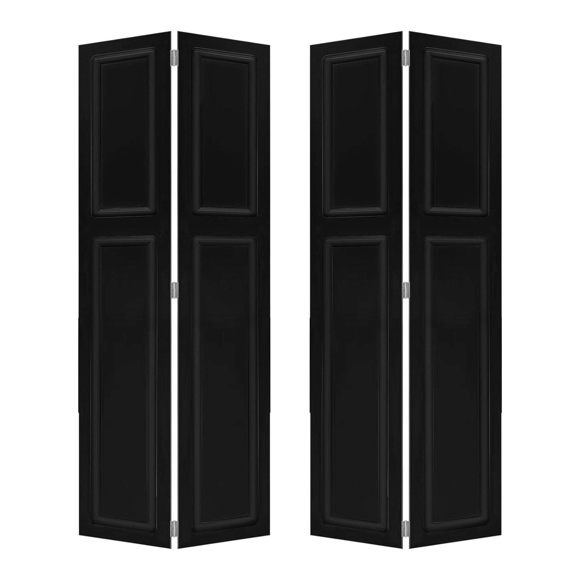 Doubel 2 panel bi-fold 84 in.X56  in. MDF black walnut Barn Sliding Door With Hardware kit