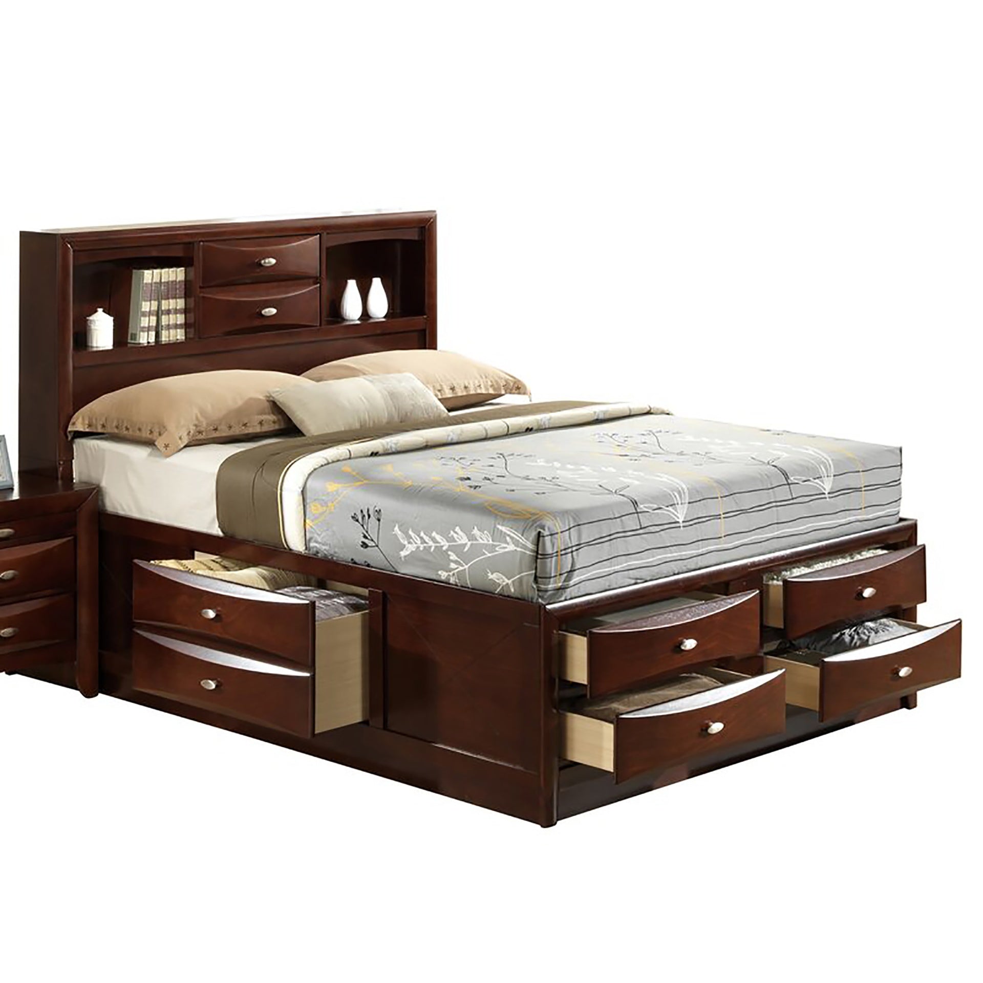 LUCILLE MERLOT KING BED
