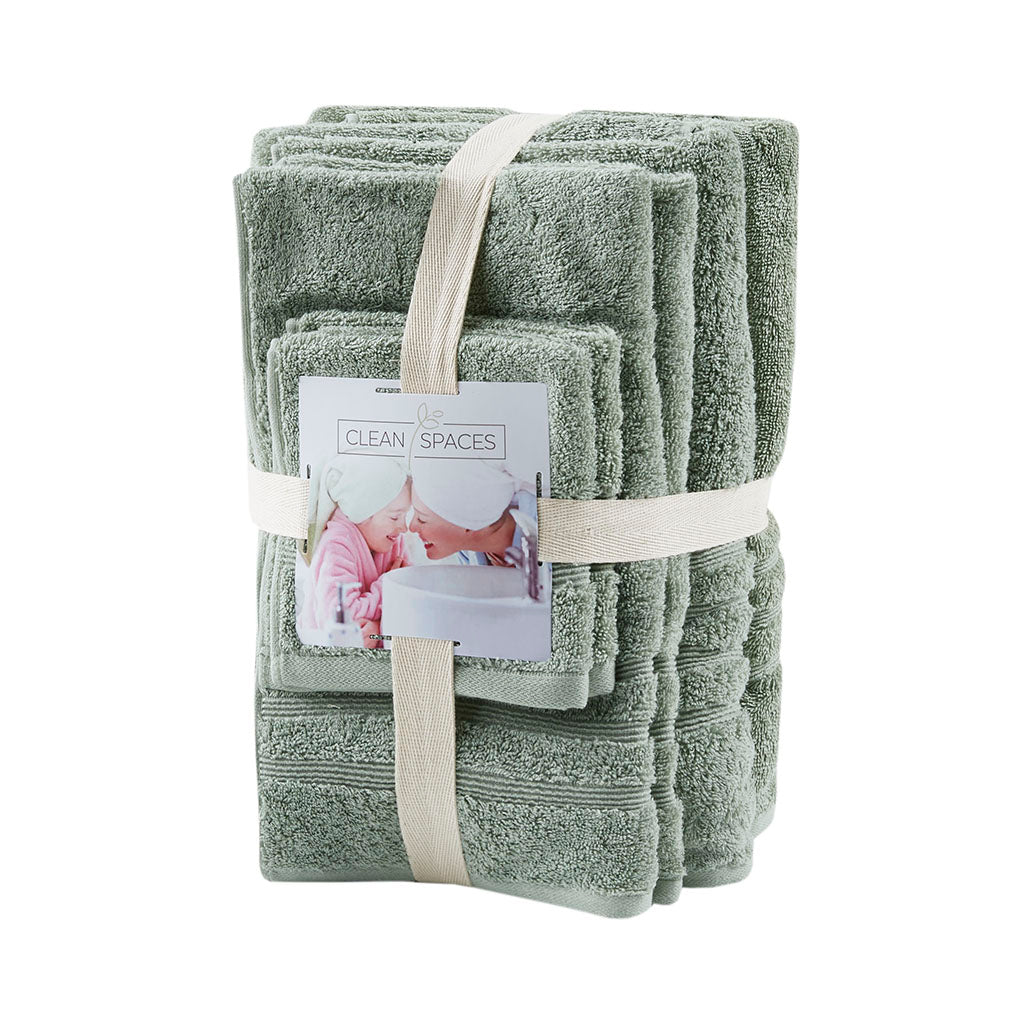 Sustainable Antimicrobial Bath Towel 6 Piece Set