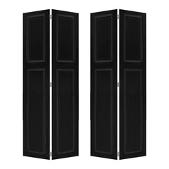 Doubel 2 panel bi-fold 84 in.X80  in. MDF black walnut Barn Sliding Door With Hardware kit