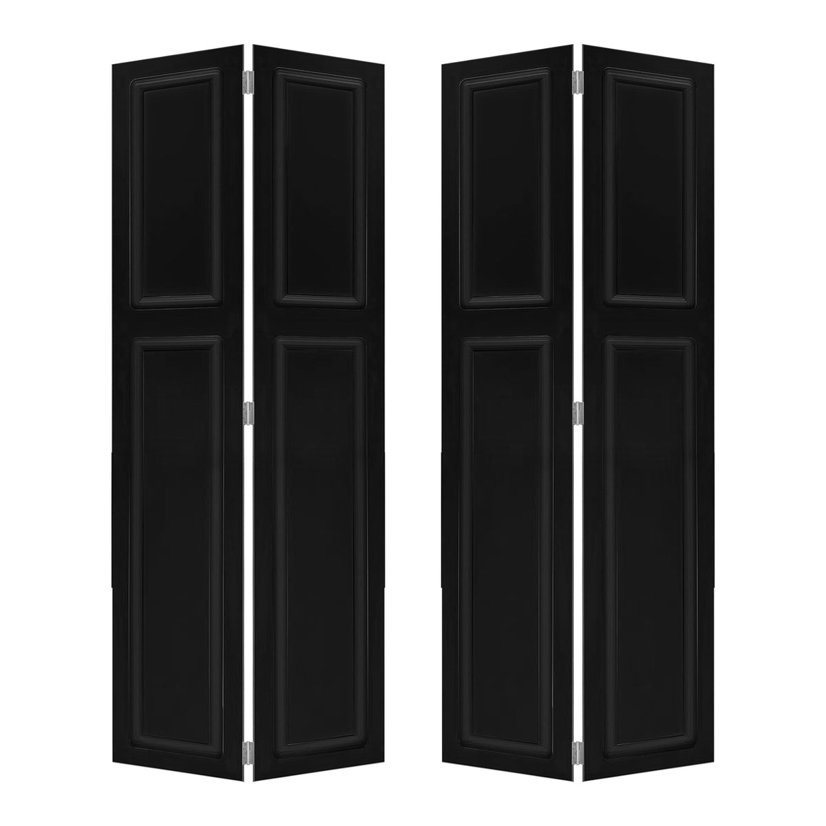 Doubel 2 panel bi-fold 96 in.X80  in. MDF black walnut Barn Sliding Door With Hardware kit