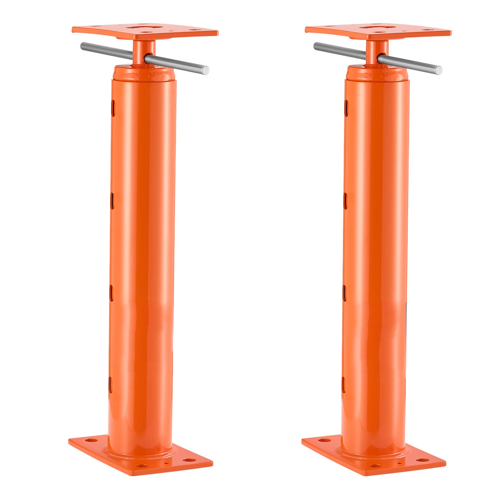 House Floor Jacks, 2 Pack 19-36 Inch Height Range, 18000 lbs Max Load Capacity, Adjustable Support Beam Basement Jack Post Pole for Leveling, Lift Steel Telescoping Post for Temporary Support