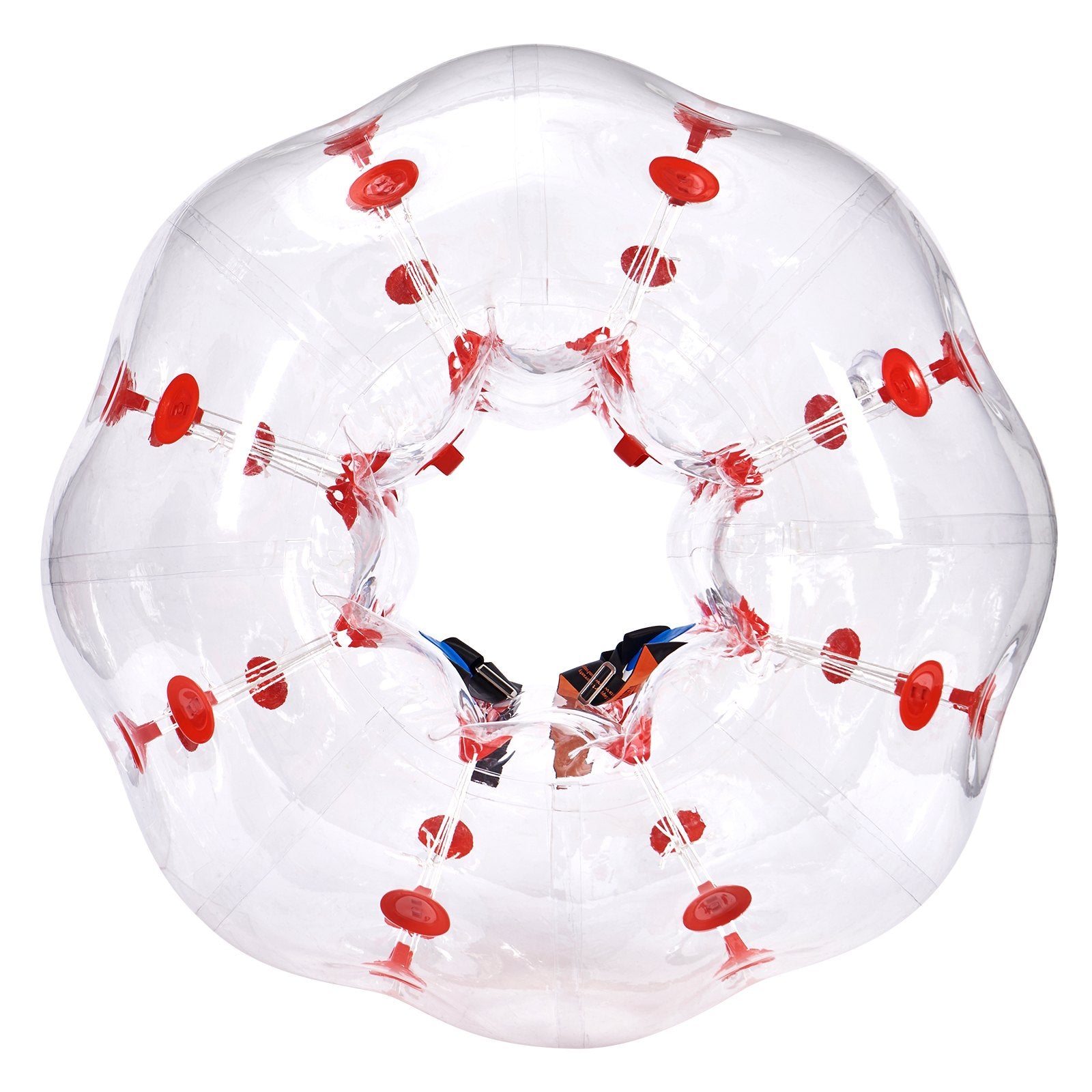 Inflatable Bumper Ball 1-Pack, 4FT/1.2M Body Sumo Zorb Balls for Teen, 0.8mm Thick PVC Human Hamster Bubble Balls for Outdoor Team Gaming Play, Bumper Bopper Toys for Garden, Yard, Park
