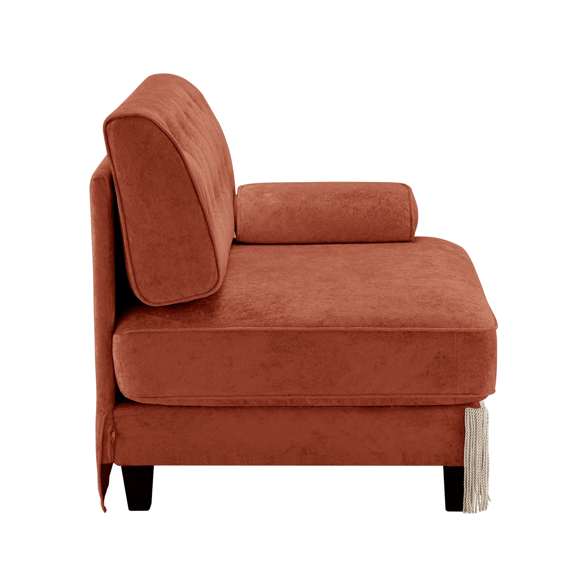 Sofa RSF Velvet -Red Brown