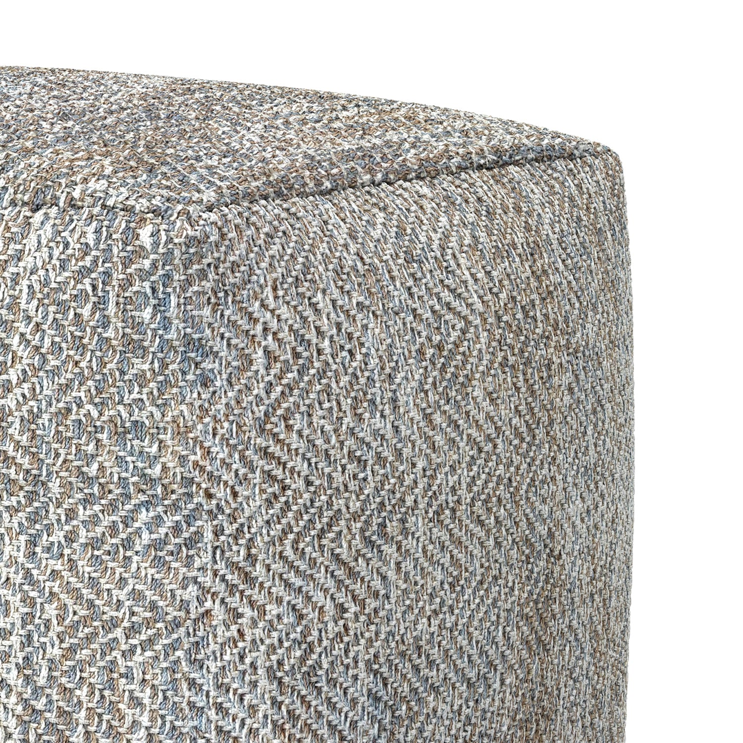Nate 18 inch Square Pouf
