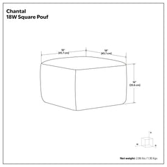 Chantal Round Pouf