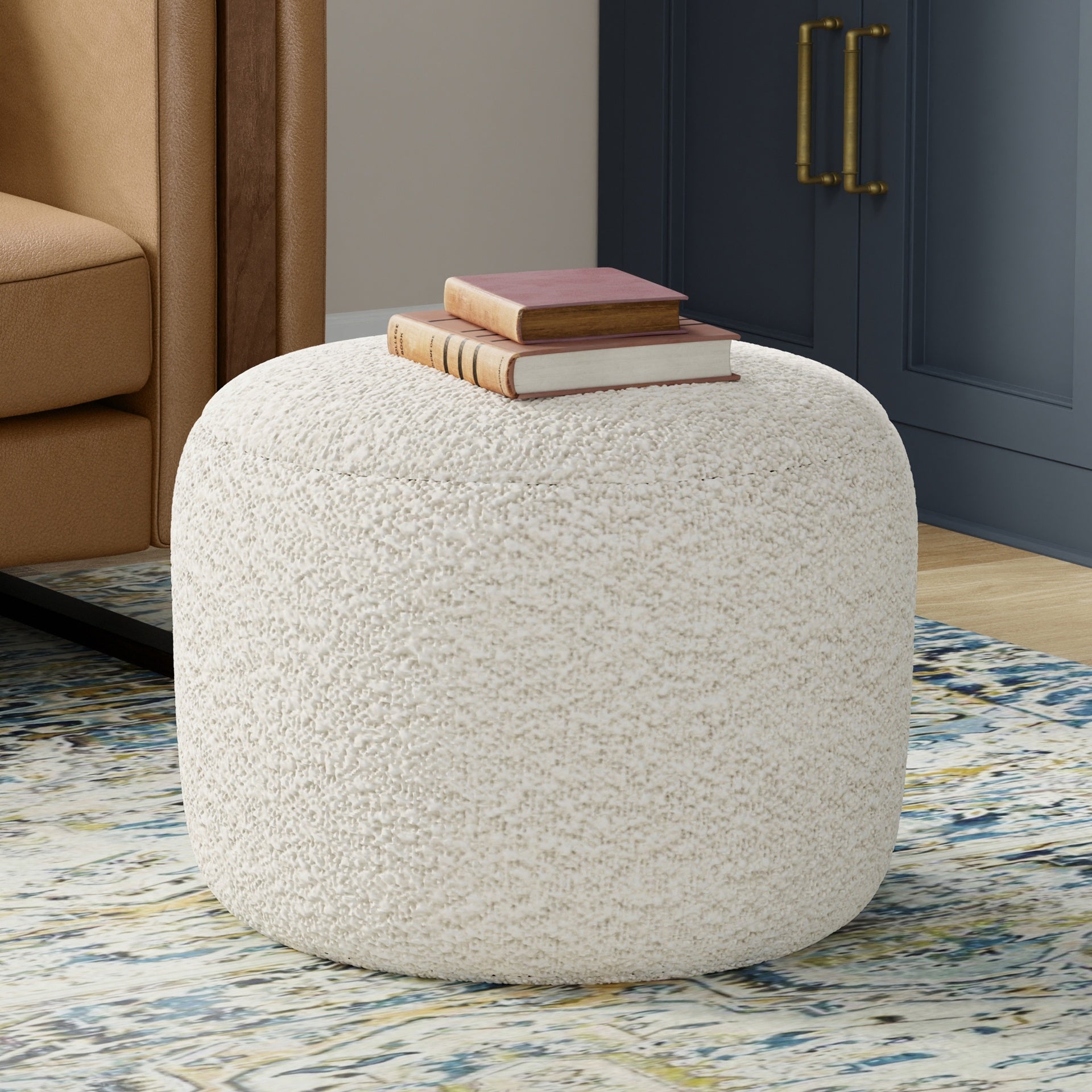 Chantal Round Pouf
