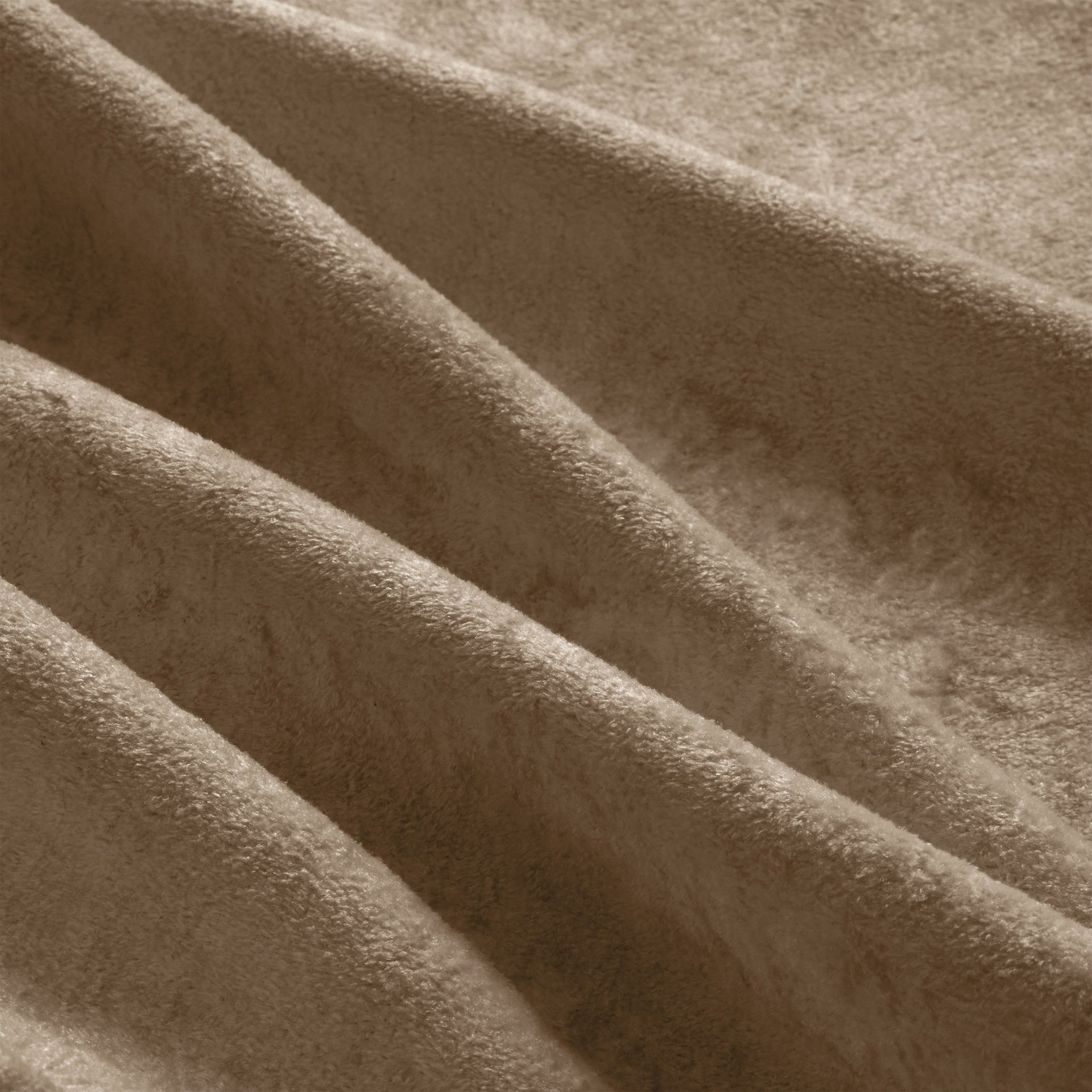 Armless Sofa Velvet-Camel