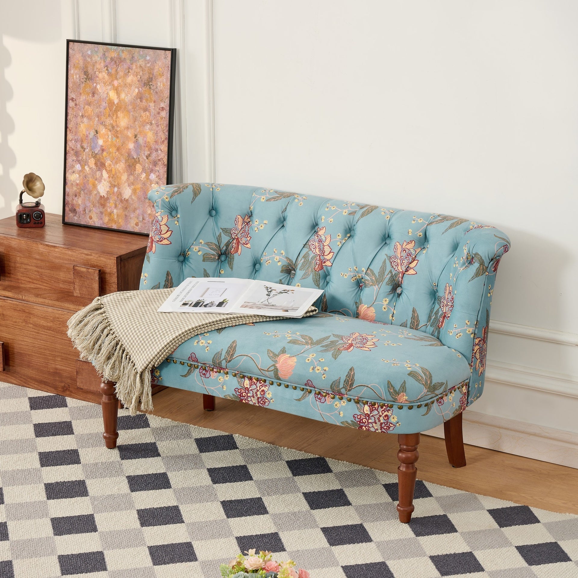 Sofa Chair Living Room Single Sofa Chair European style Sofa Chair Bedroom Dressing Stool Lazy Sofa Balcony Chair