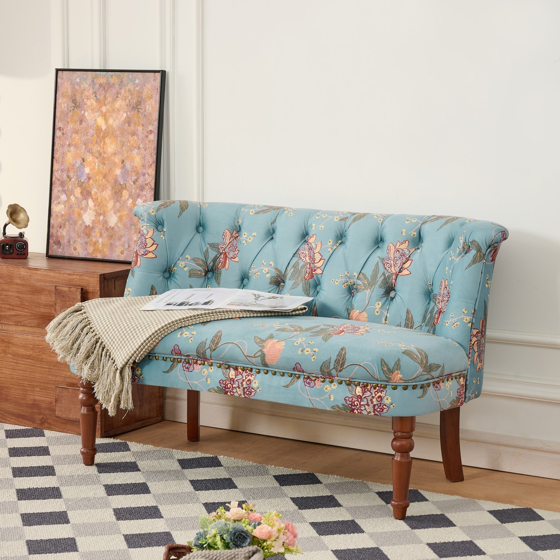 Sofa Chair Living Room Single Sofa Chair European style Sofa Chair Bedroom Dressing Stool Lazy Sofa Balcony Chair