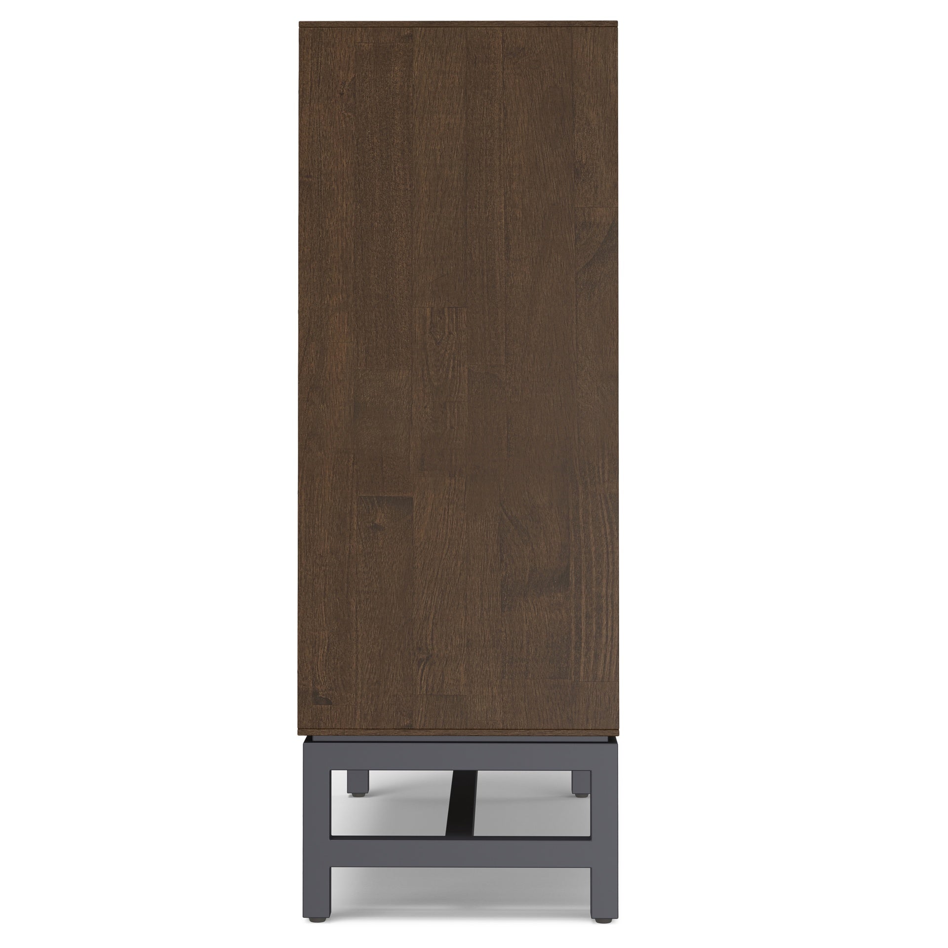 Banting 42 inch Wide Solid Wood 2 Door Sideboard Buffet in Walnut Brown