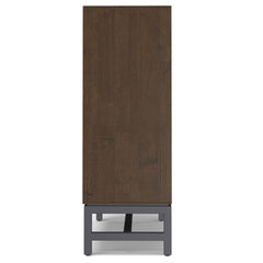 Banting 42 inch Wide Solid Wood 2 Door Sideboard Buffet in Walnut Brown