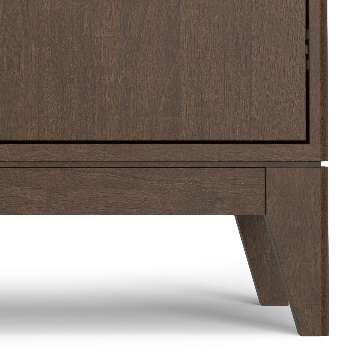 Harper 38 inch Wide Solid Wood 2 Door Sideboard Buffet in Walnut Brown