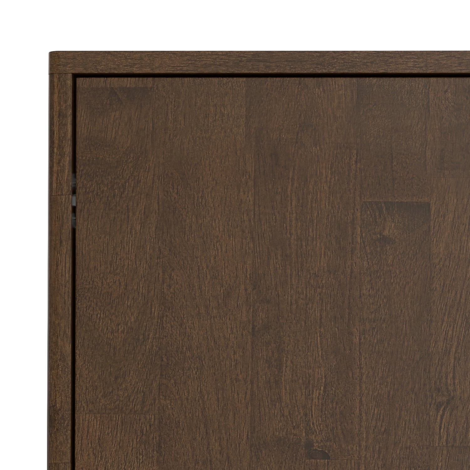 Harper 38 inch Wide Solid Wood 2 Door Sideboard Buffet in Walnut Brown