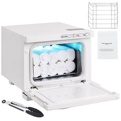 Hot Towel Warmer, 8L Spa Hot Towel Warmer Cabinet, 2-in-1 Towel Warmer with Stainless Steel Rack, Holds up to 16 Towels, All-round Heating for Facials, SPA, Massage, Salon, Bathroom, Esthetician