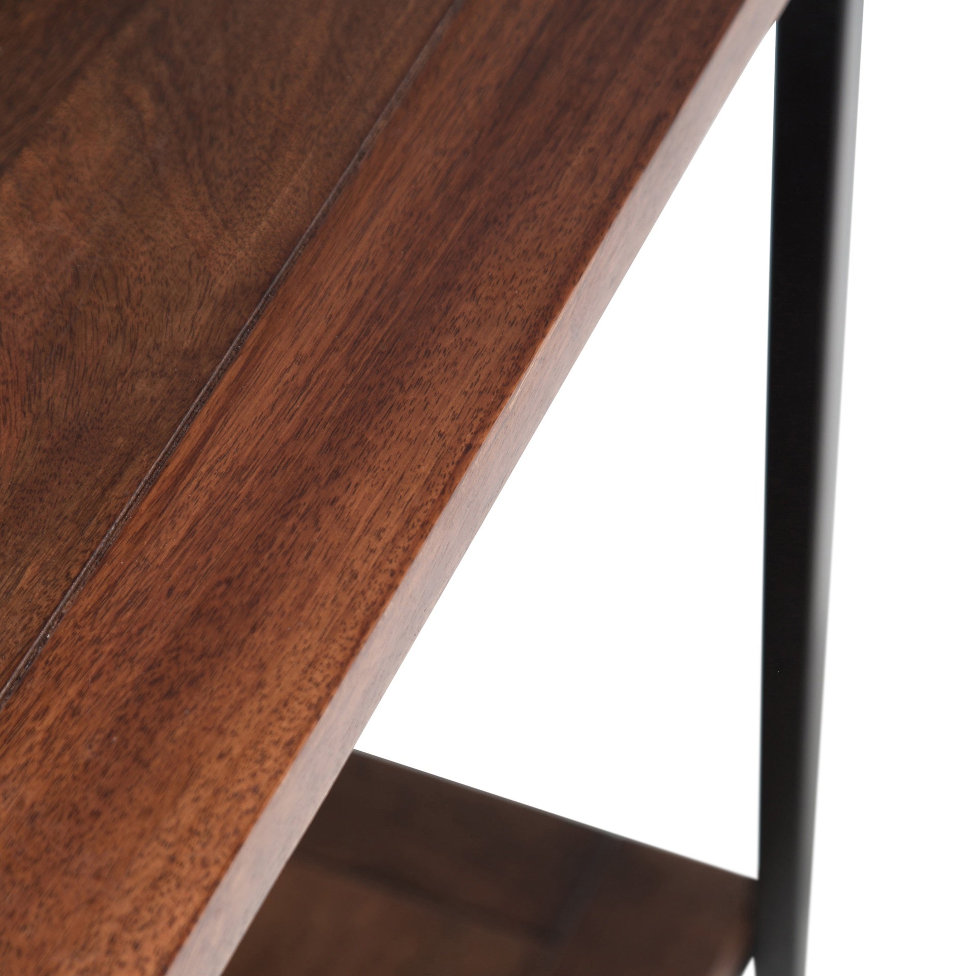Skyler - Console Sofa Table - Dark Cognac Brown