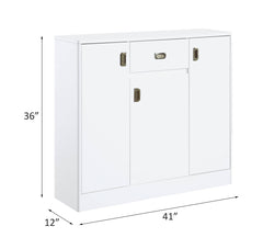 Pagan White High Gloss Finish Server