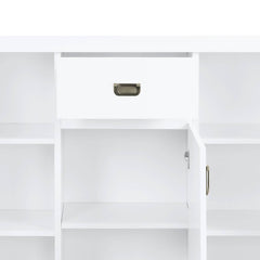 Pagan White High Gloss Finish Server