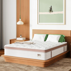 14 Inch Firm Hybrid Mattress – Full Size – Gel Memory Foam & Pocket Springs – Pressure Relief, Motion Isolation, Ergonomic Modern Bed