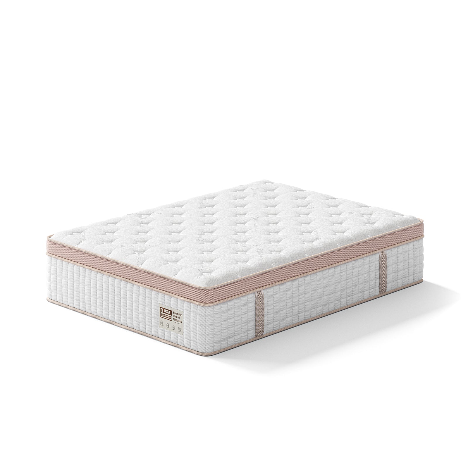 14 Inch Firm Hybrid Mattress – Full Size – Gel Memory Foam & Pocket Springs – Pressure Relief, Motion Isolation, Ergonomic Modern Bed