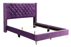 Charming Transitional Purple Full Bed