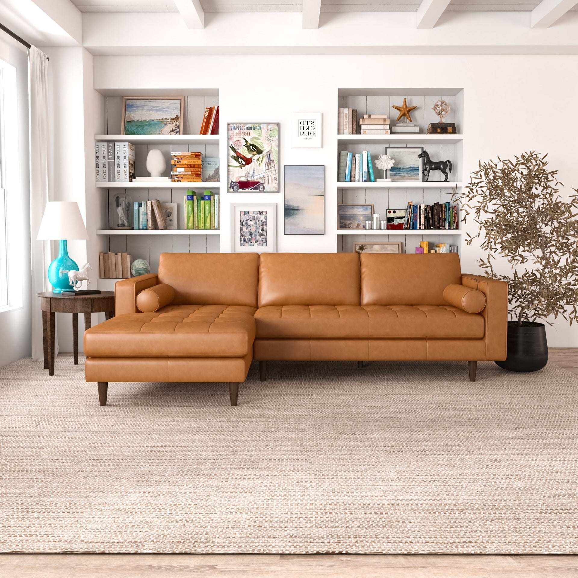 Anthony Corner Sectional Sofa Left Facing