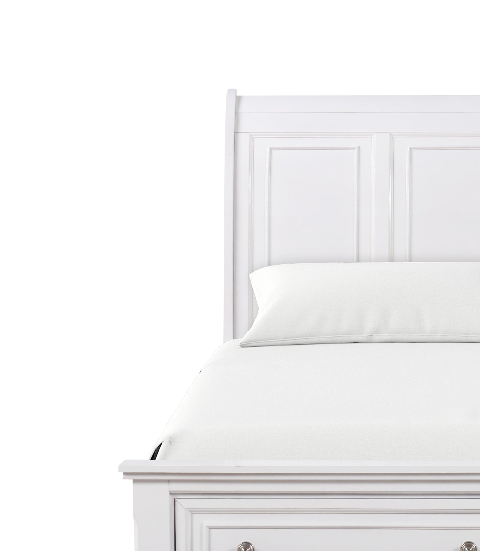 Meade G8975A-KB King Bed (  4 Boxes) , White