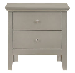 Elegant Silver Champagne Nightstand