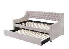 Lianna Fog Fabric Daybed W/Trundle (Twin)