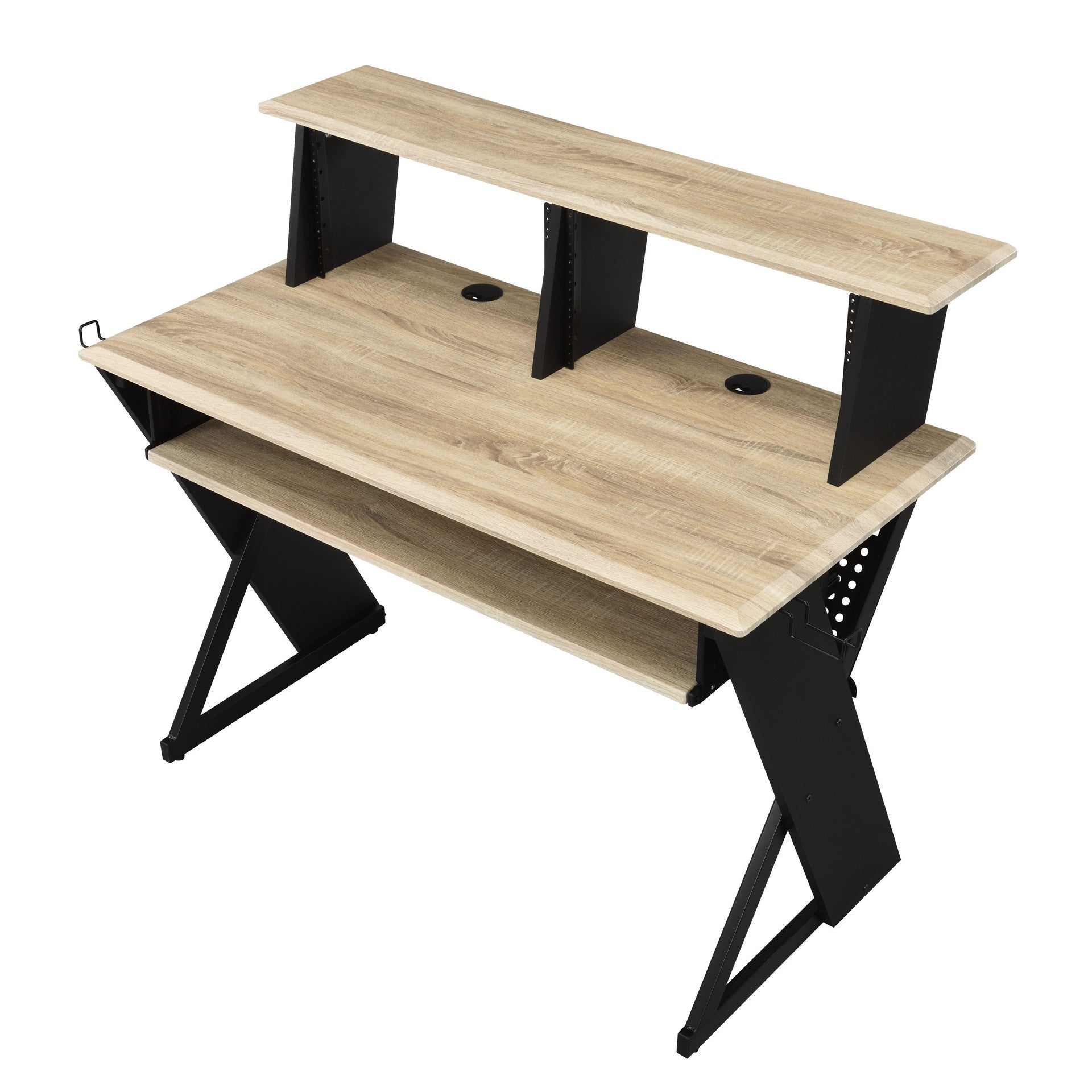 Eleazar Natural Oak Finish Music Recording Studio Desk