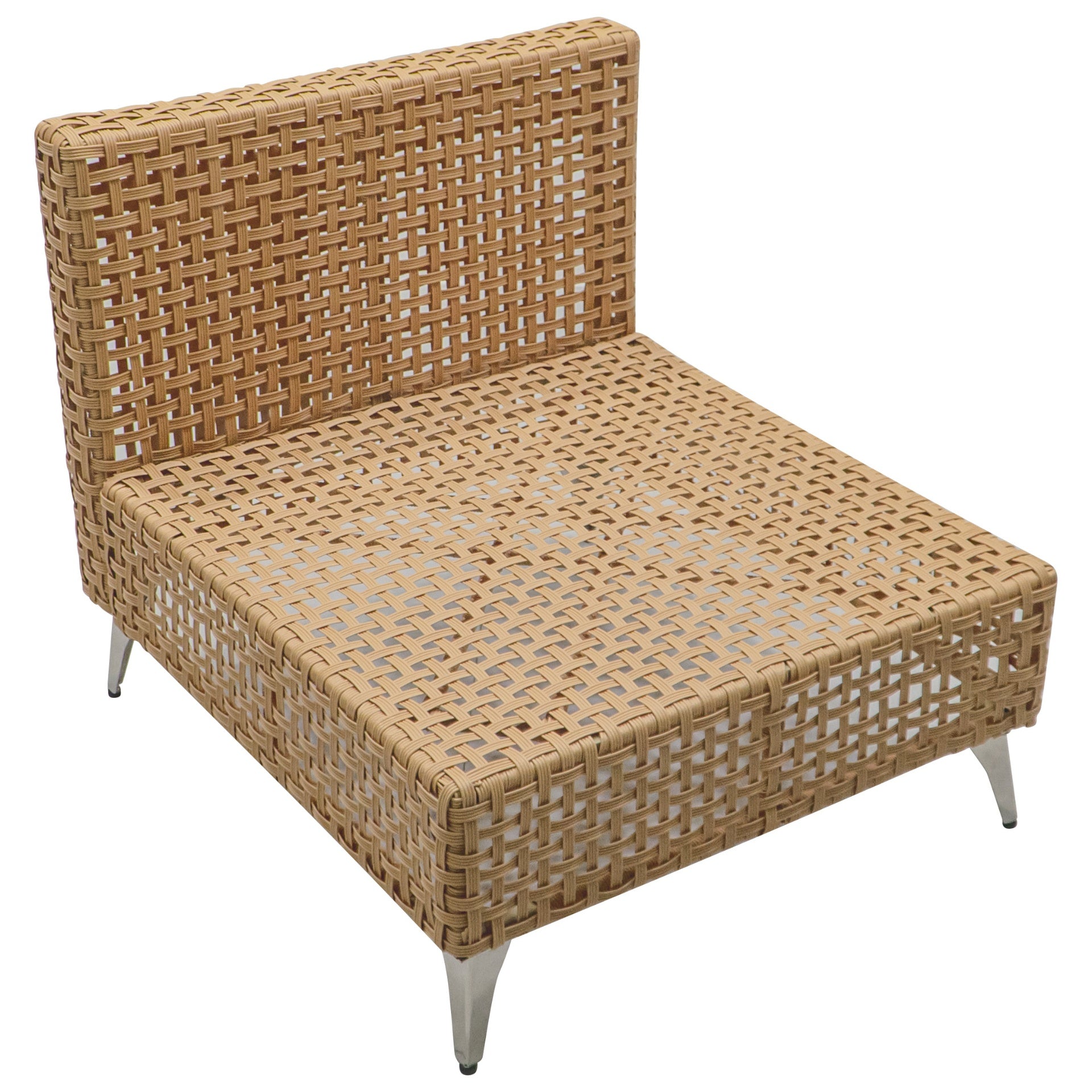 K&K 7-Piece Wicker Patio Furniture Set, Outdoor Conversation Set Sectional Sofa with Water Resistant Beige Thick Cushions and Coffee Table for Outdoor Couch, Porch, Backyard - Beige