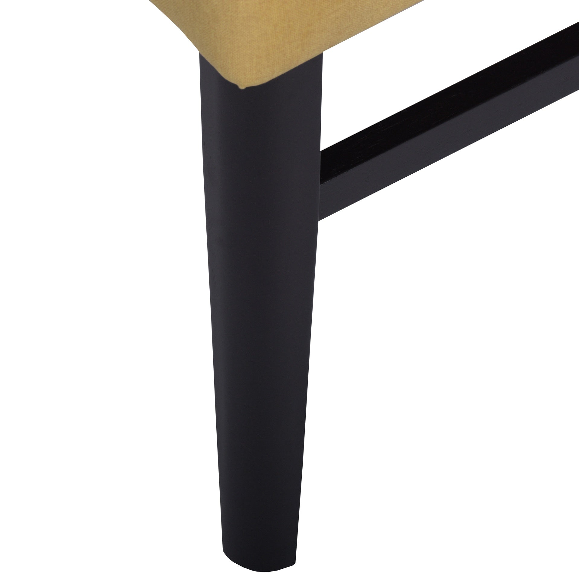 Roundhill Furniture Wendell Contemporary Upholstered Dining Chairs, Set of 2, Yellow