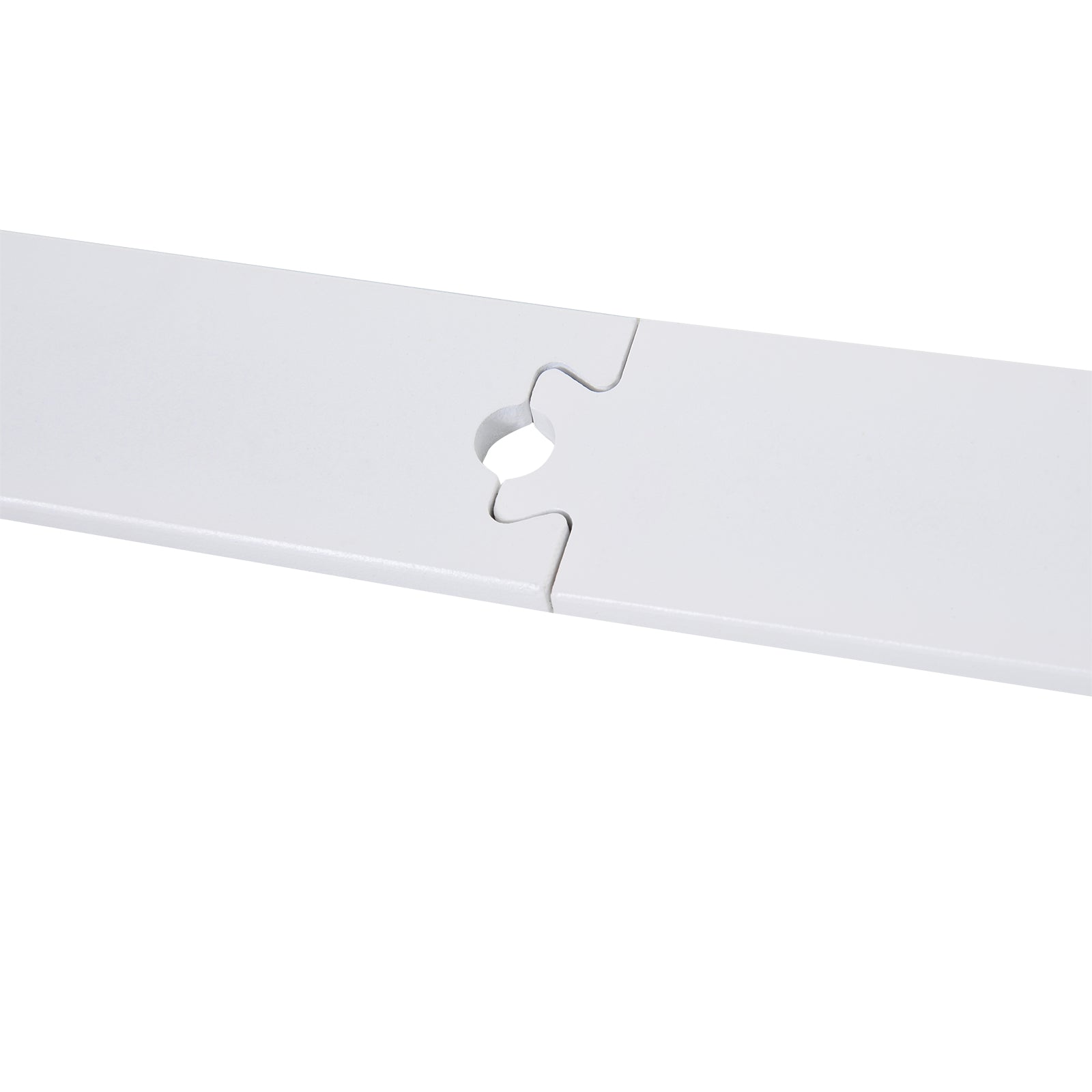 HOMCOM 6' Rustic Interior Sliding Barn Door Mounting Hardware Kit, White