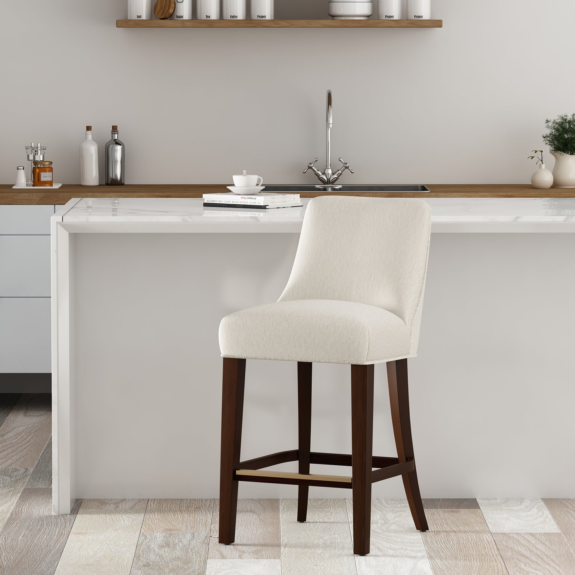 Counter Stool in Cream