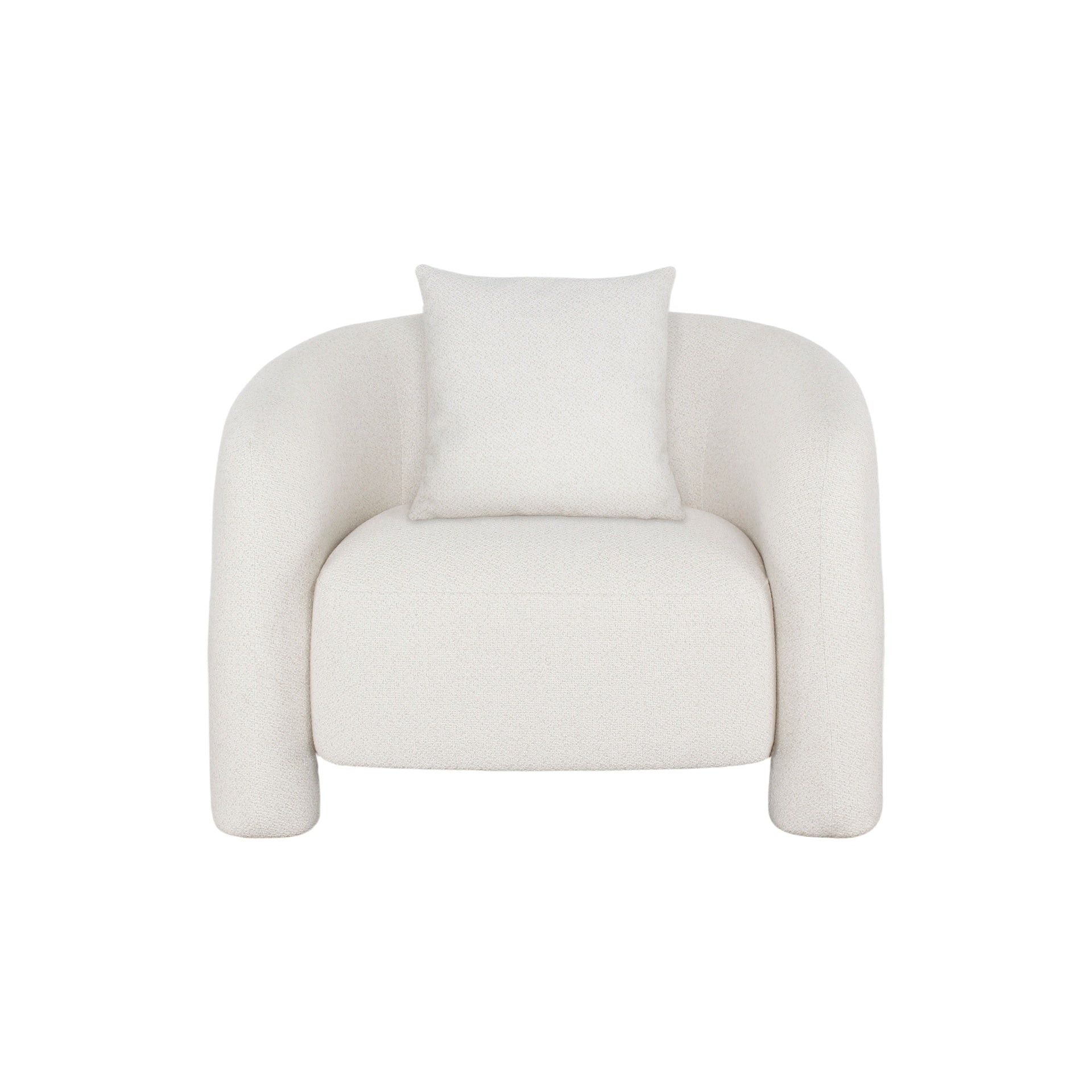 Lounge Chair in Ivory
