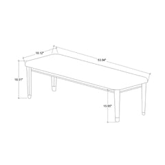 Nora Beige Bedroom Bench