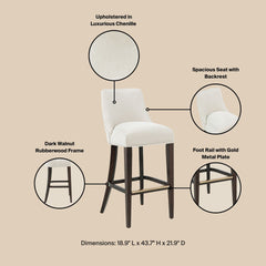 Barstool in Cream