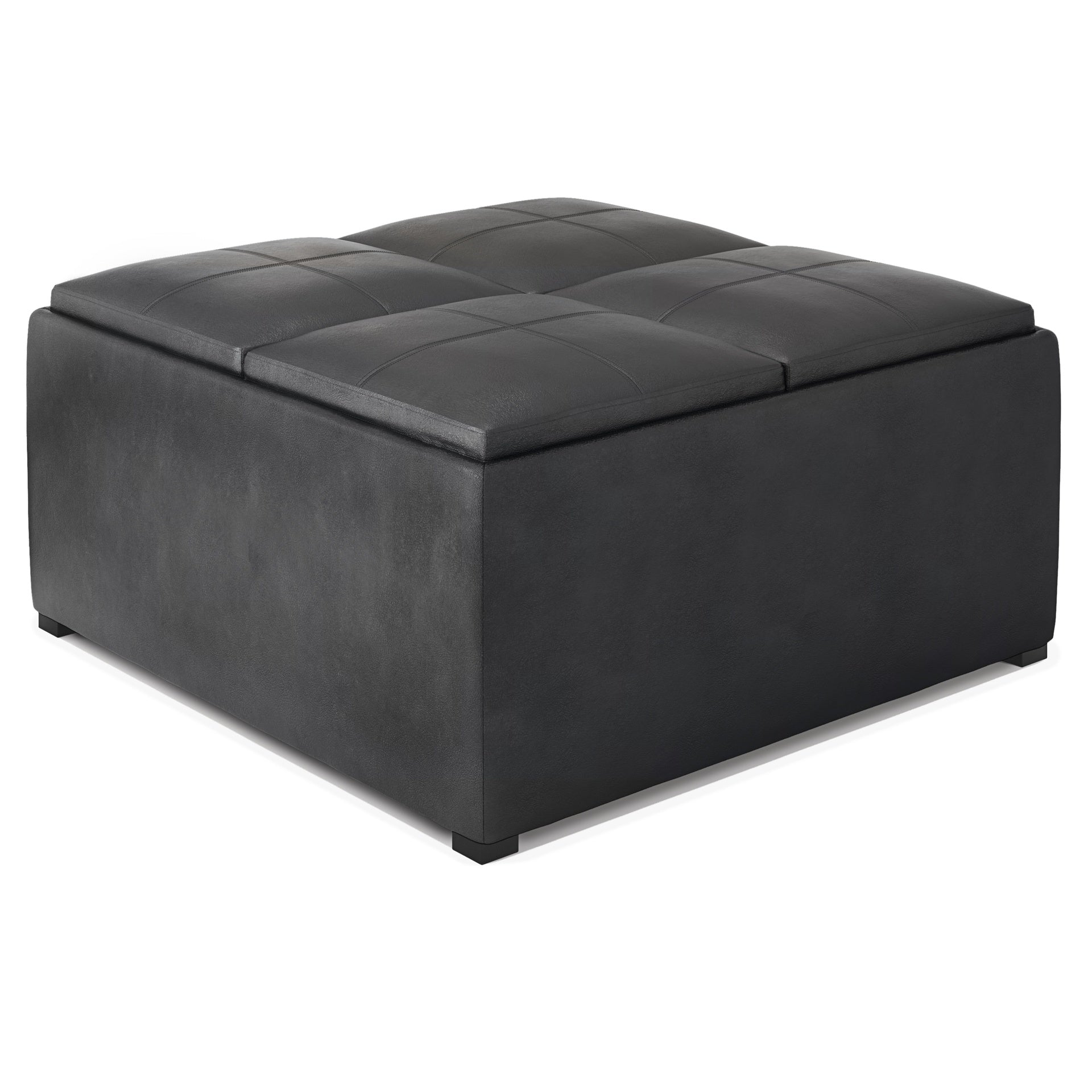 Avalon Square Coffee Table Storage Ottoman