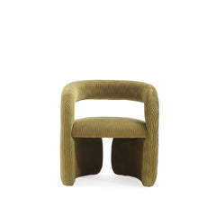 Lounge Chair in Olive Green