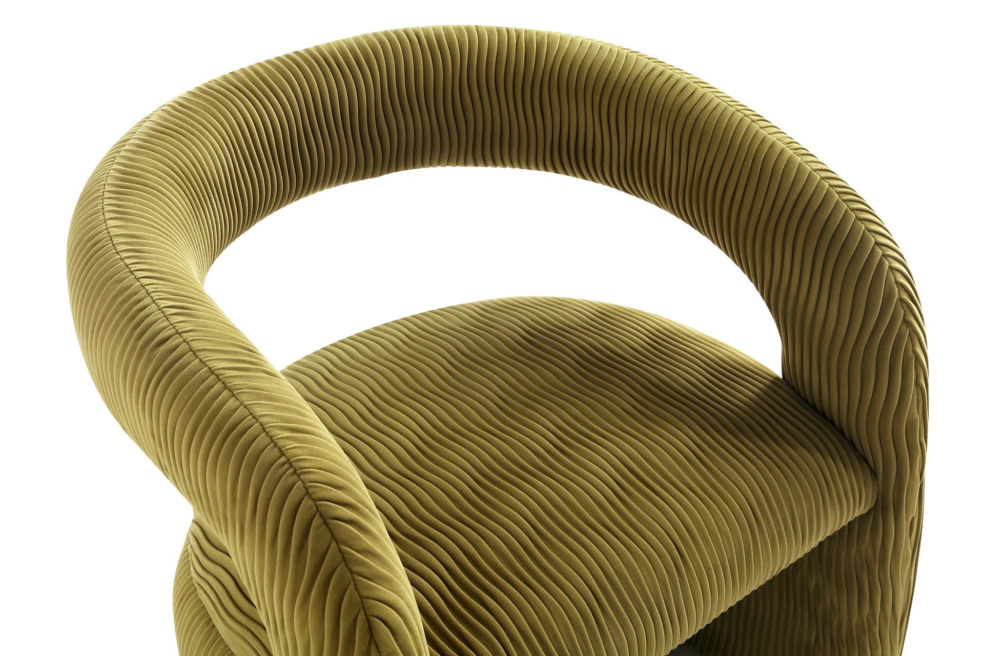 Lounge Chair in Olive Green