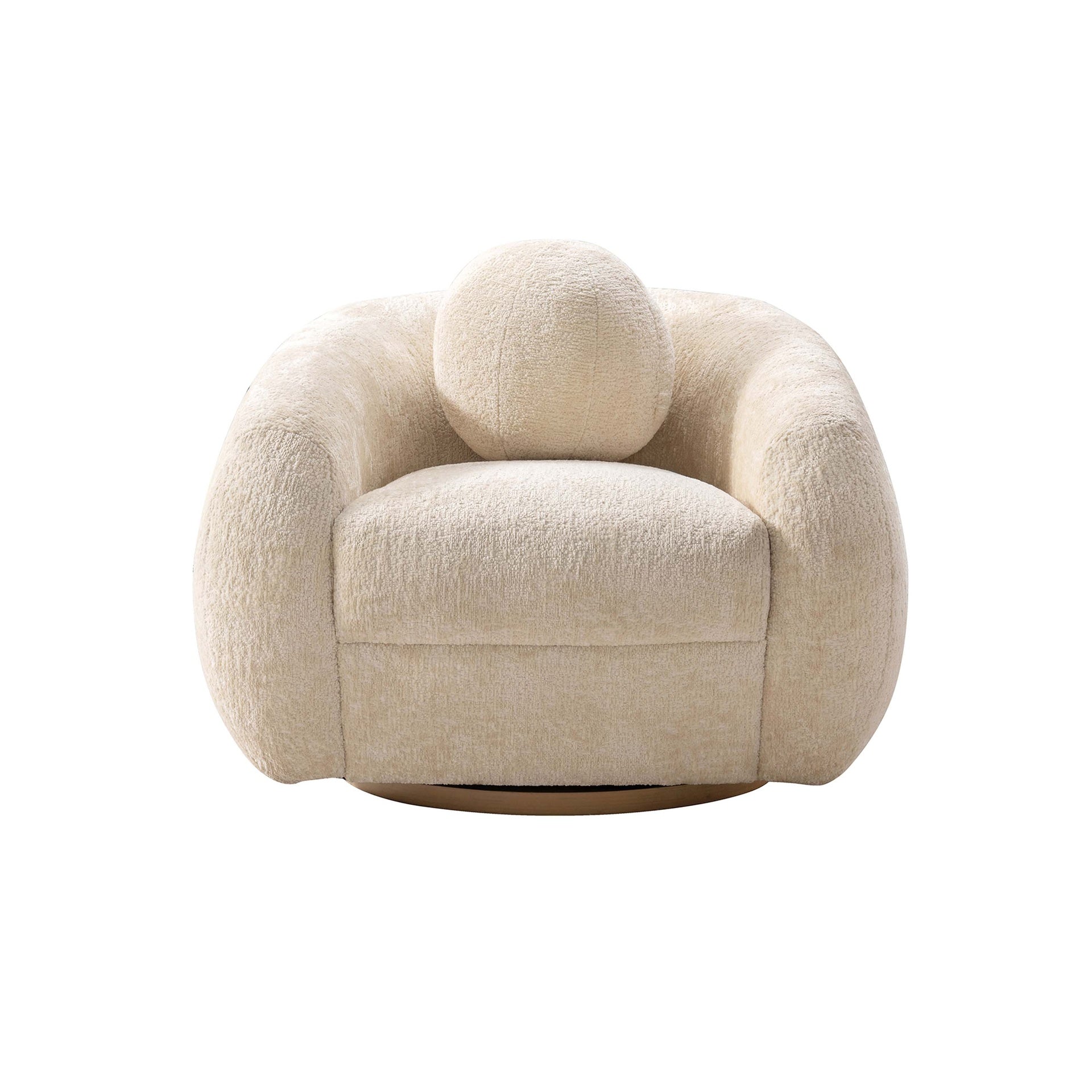 Lounge Chair in Cream