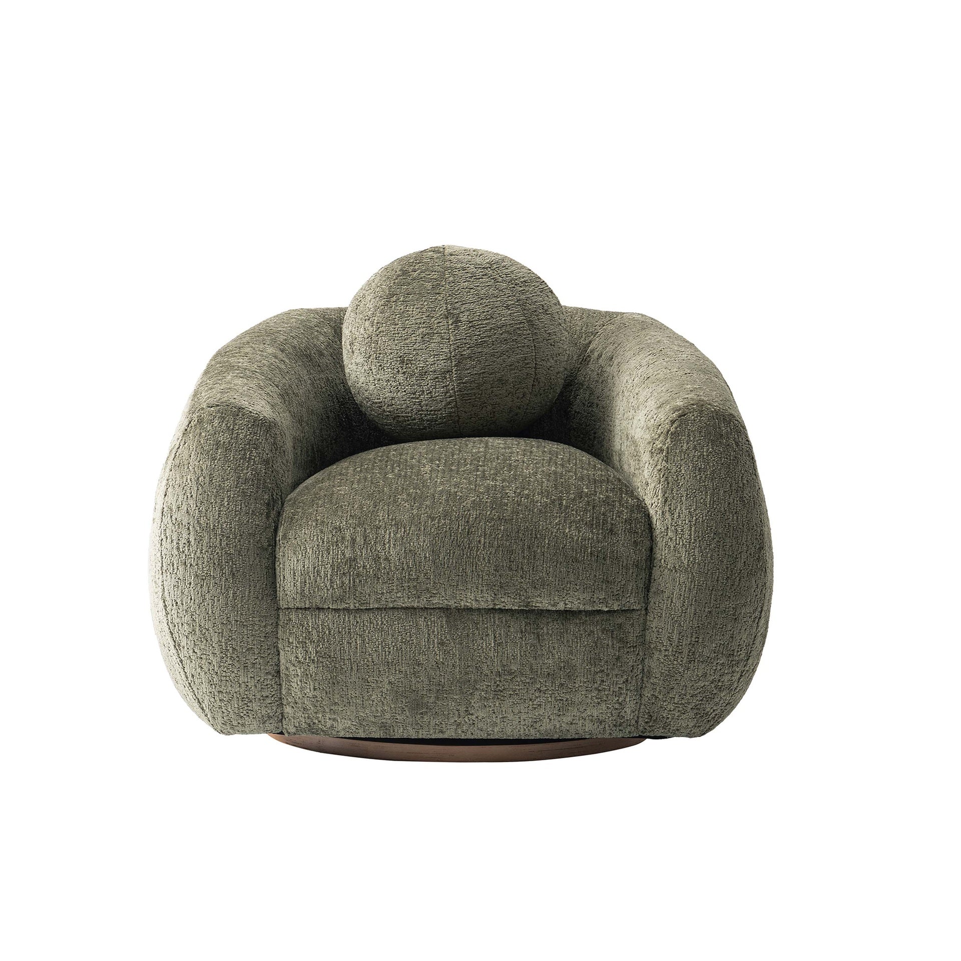Lounge Chair in Olive Green