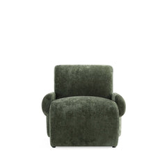 Lounge Chair in Olive Green