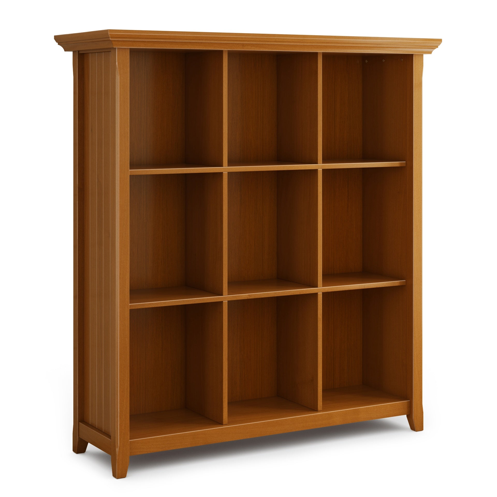 Acadian - 9 Cube Bookcase and Storage Unit - Light Golden Brown