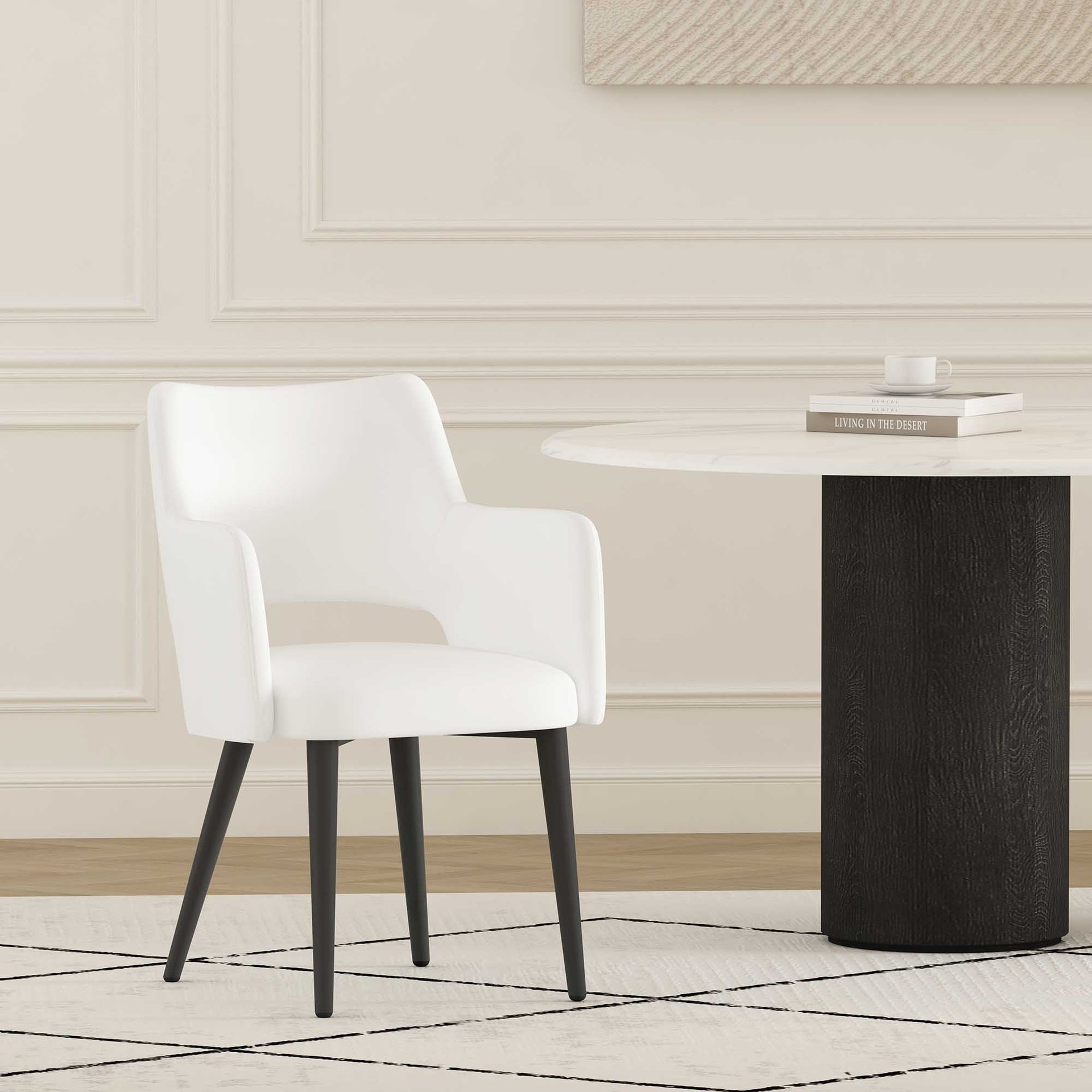 Armchair in White