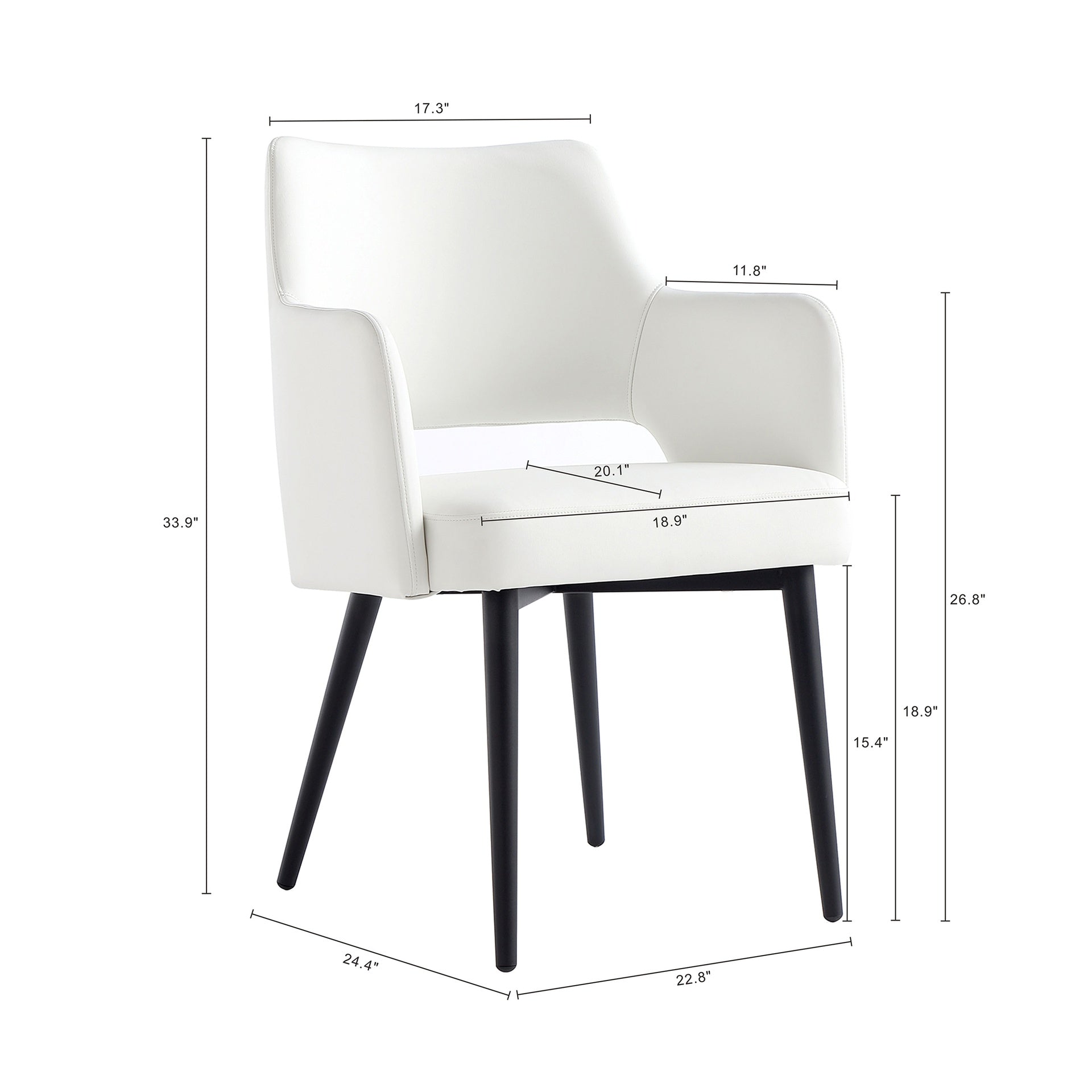 Armchair in White