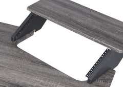 71" Eleazar Black Oak Finish Music Recording Studio Desk