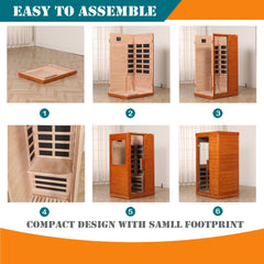 Mini home infrared sauna