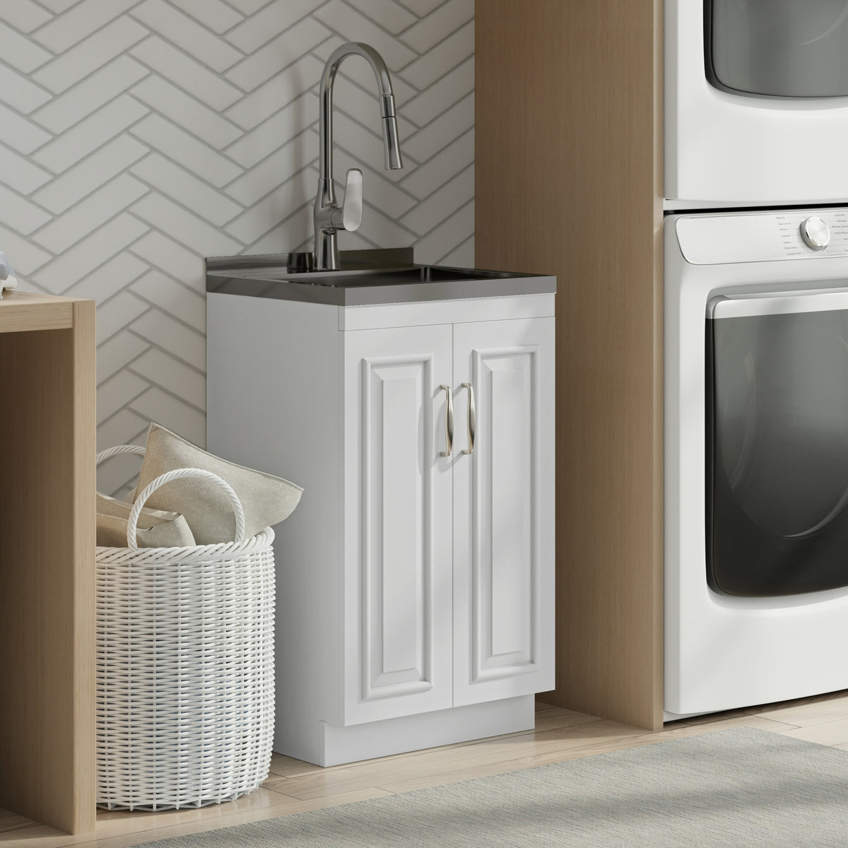 Darwin All-In-One 20-inch Laundry Utility Sink and Cabinet